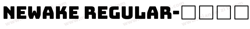 Newake Regular字体转换